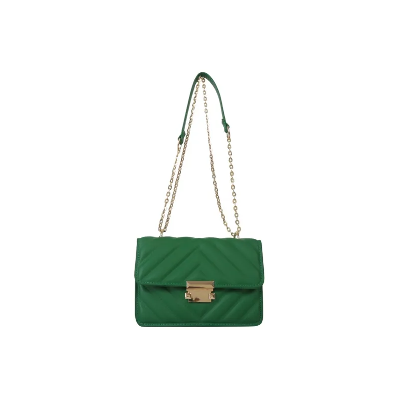 NOMK PU Shoulder Bag Women's White/Rose Red/Khaki/Green/Black-11