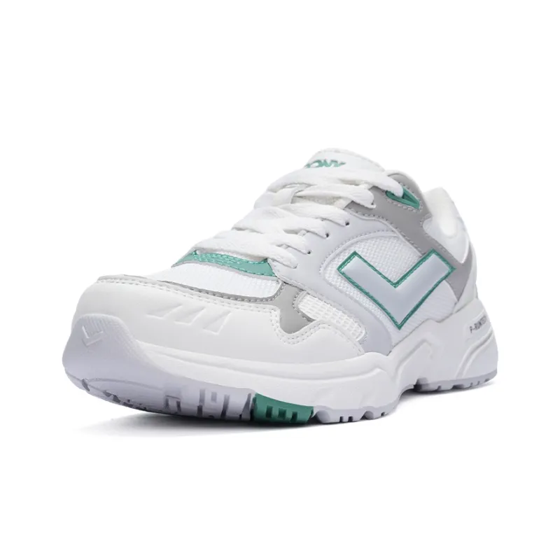 PONY MJ 72 Cushioned Slip Resistant Low Top Running Shoes Unisex White Gray-1