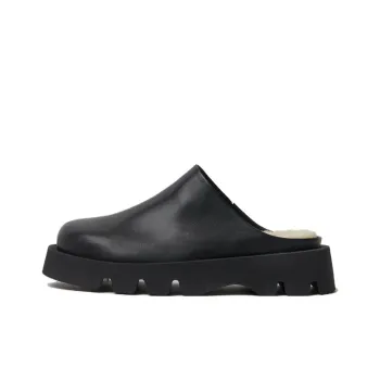 MIISTA Wrap-toe Slippers 6cm Women's Black