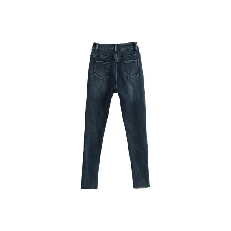 Olrain Jeans Women's Denim Blue-1