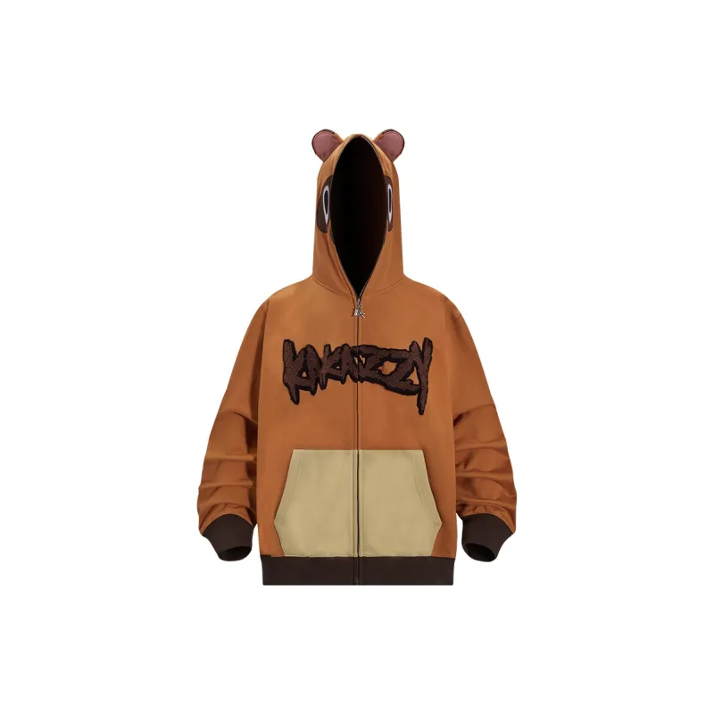 KAKAZZY Sweatshirt Unisex Brown-1