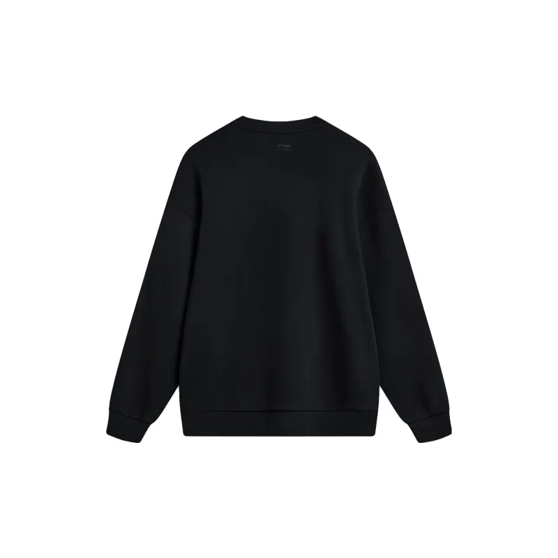 LiNing CNY Wanshi Green Pine Series Sweatshirt Unisex Black-1
