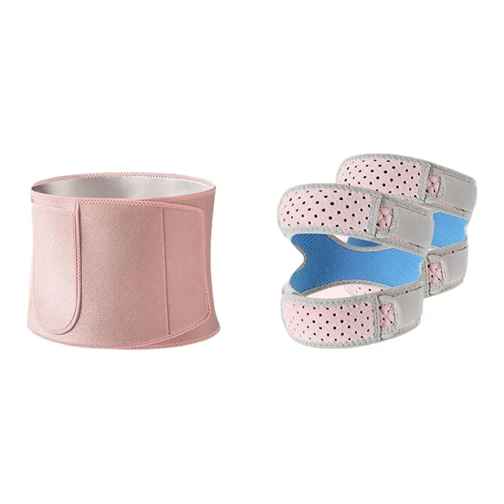 UMA Back Support Braces Protective Rehabilitation Compression Pink Nylon, Polyester Unisex-6