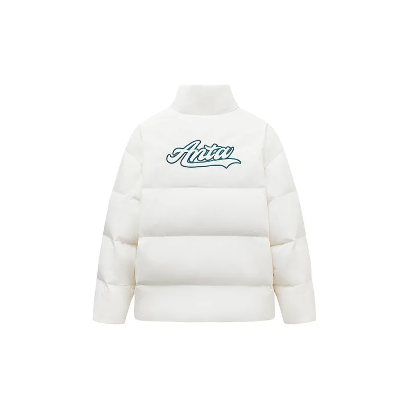 Anta Life Collection Down Jacket Unisex Ivory White-1