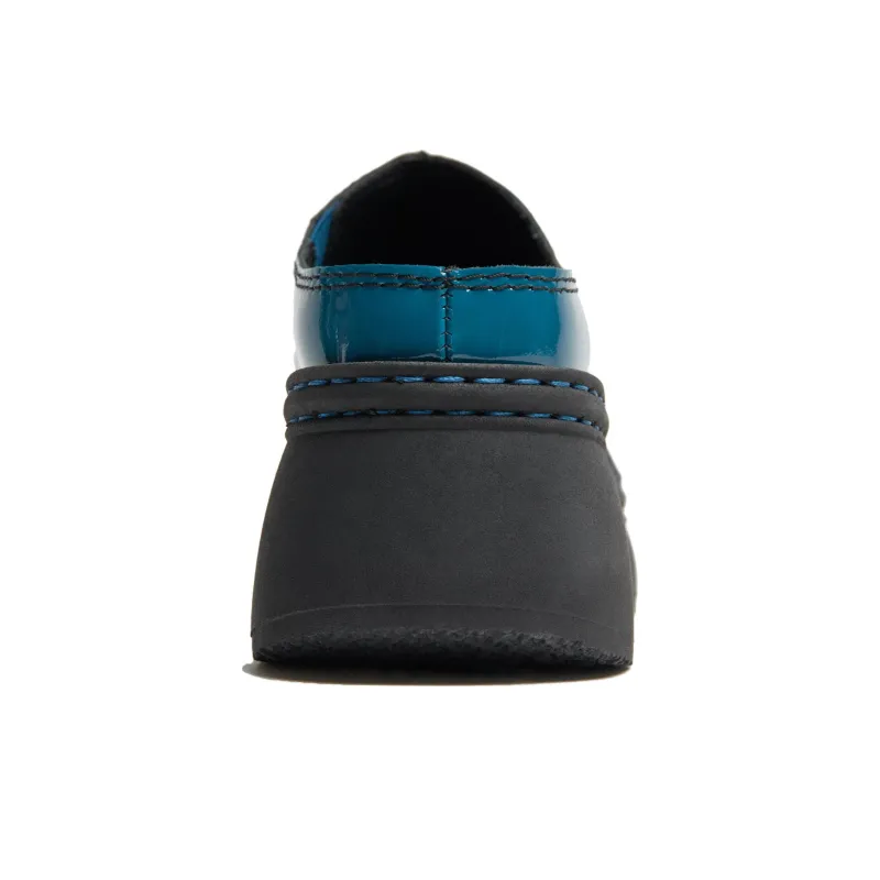 MIISTA Rubber Sole Wrap-toe Slippers Women's Blue-4