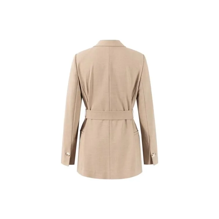 JZ Juzui Business Suit Women's Beige Coffee-1