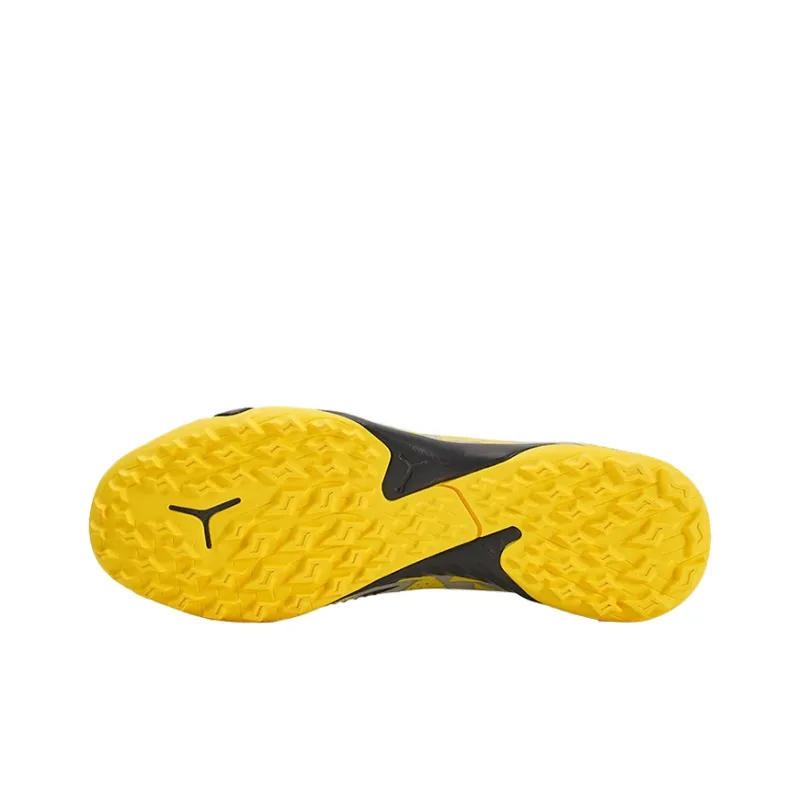 PUMA Future TF Rubber Broken Studs Anti Slip Wear Resistant Soccer Shoes Men's Bright Yellow-4