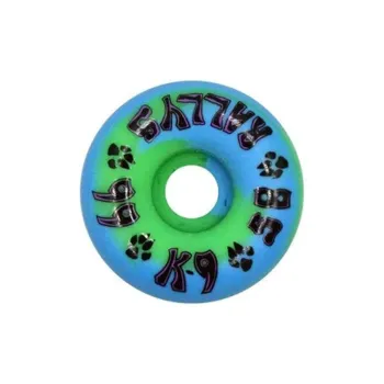 DOGTOWN Skateboard Wheels Land Surfboards 58mm X 99a-Blue/Green Swirl