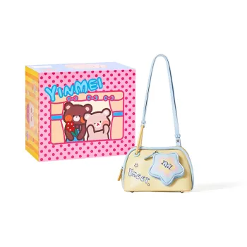 Sound For Life Synthetic Leather Portable Crossbody Bag, Shoulder Bag Women's Blue Yellow