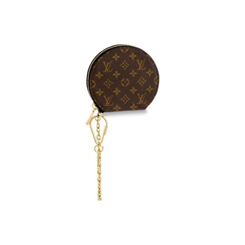 LOUIS VUITTON Cow Leather Coin Purse Regular Women's Brown-0