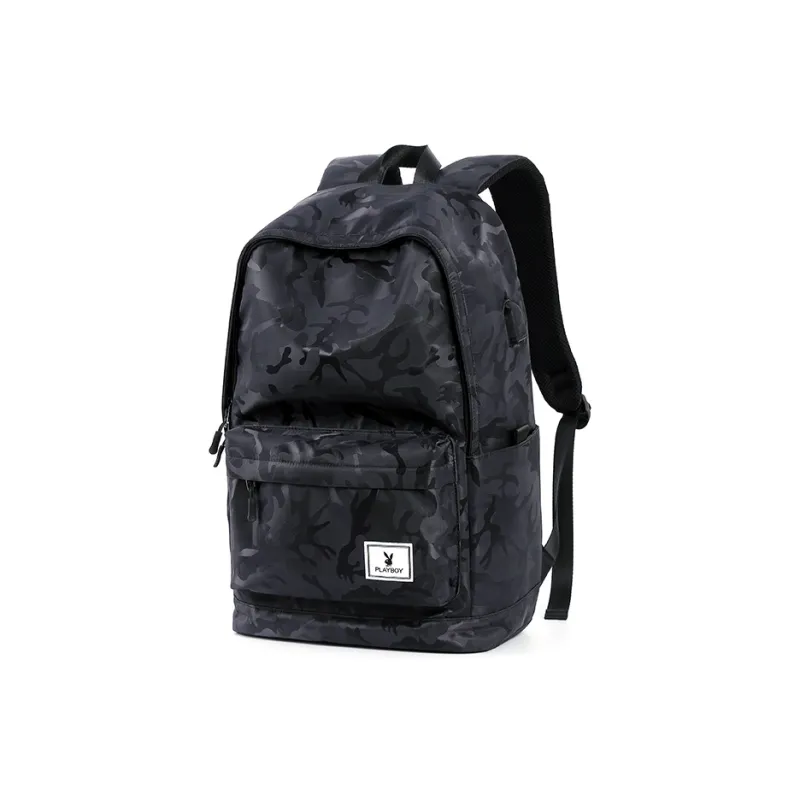 Playboy Backpacks Camouflage Black-0