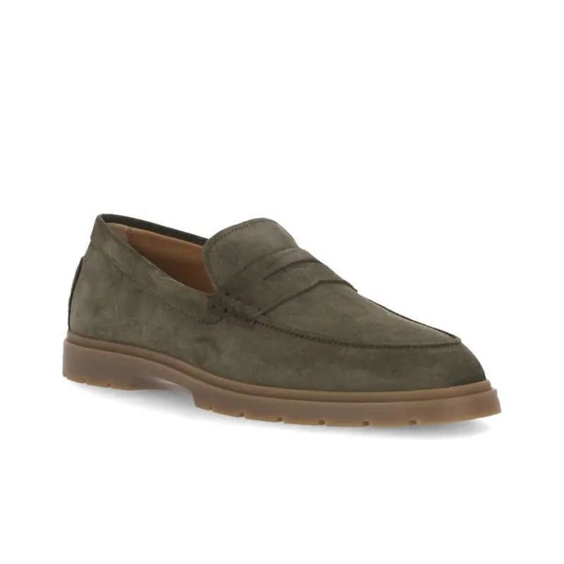 TOD'S Ridged Suede Loafers-2