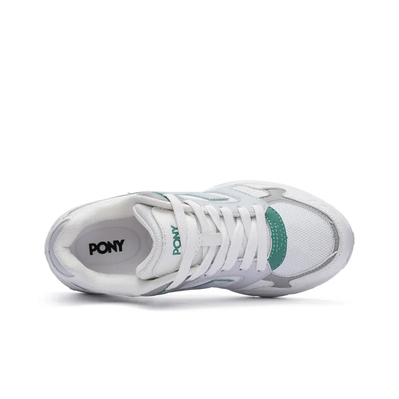 PONY MJ 72 Cushioned Slip Resistant Low Top Running Shoes Unisex White Gray-2