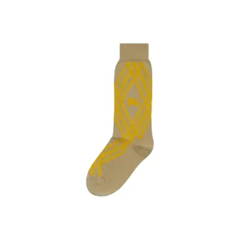 Burberry Mid-Calf Socks Men's 1 Pack Touch Me Not Yellow