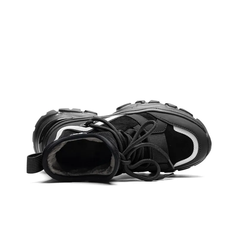 ZHR High-Top Chunky Sneakers 5cm Women's Black-4