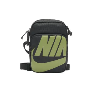 Nike Heritage Polyester Small Shoulder Bag, Crossbody Bag Trumpets Unisex Green