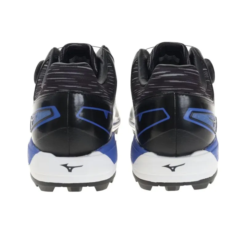 Mizuno Wave Hazard Sl Boa Cushioned Slip Resistant Abrasion Resistant Breathable Low Top Golf Shoes Men's Black Blue-2