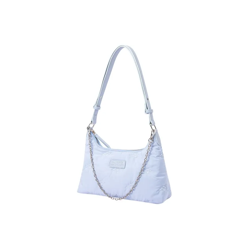 SEM/R Super Plant, Collaboration Edition Polyester Shoulder Bag Trumpets Women's Milk White/Gray Blue-6