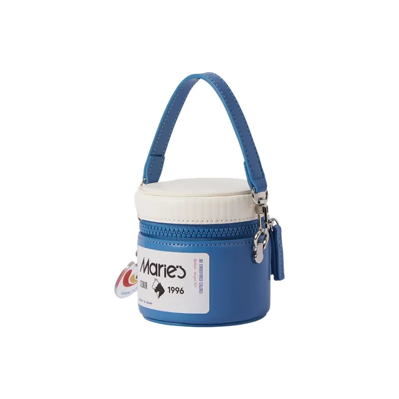 SEM/R Marley Synthetic Leather Crossbody Bag Jar Bag Small Size Women's Turquoise Green/Orange Red/China Blue-9