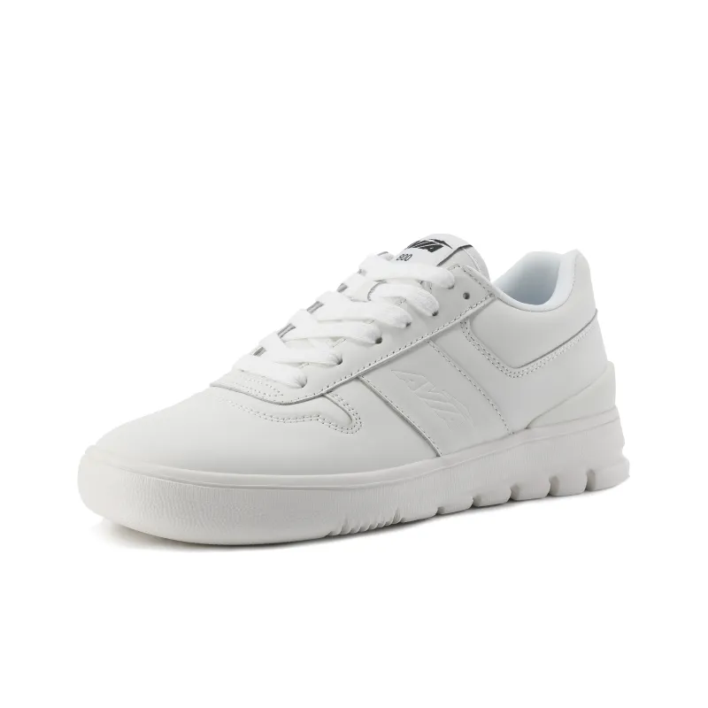 AVIA 800 Series Cushioning, Wear Resistant Low Top Skateboard Shoes Women's White-2