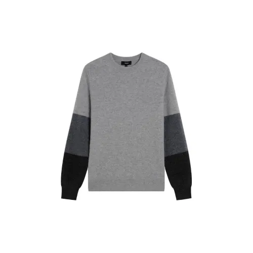 THEORY Sweaters Men Cool Gray Melange