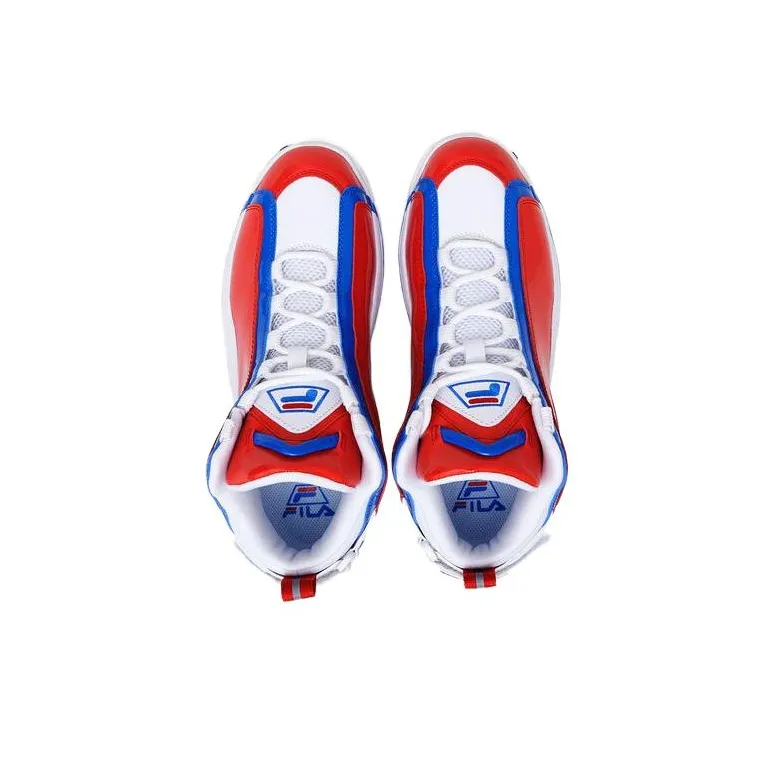 FILA Grant Hill 2 Cushioning Mid-Top Vintage Basketball Shoes Men's Red-3