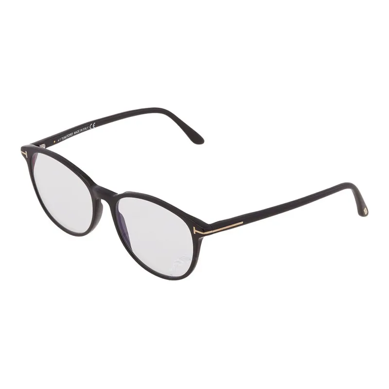 TOM FORD Plastic Butterfly Eyeglass Frames Men's Black-2