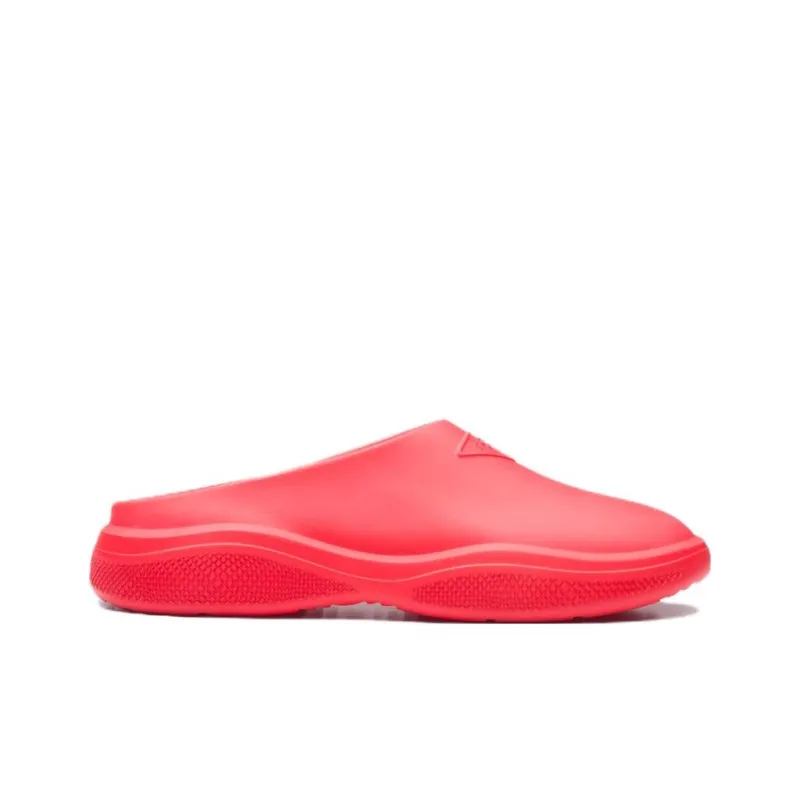 PRADA Foam Rubber Mule Red-1