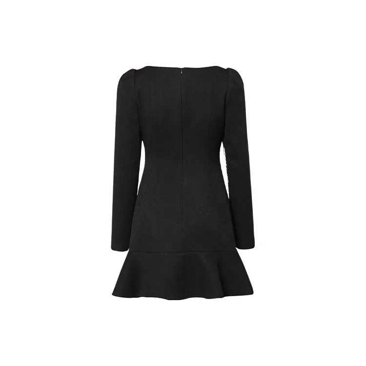 TAMMY TANGS Long Sleeved Dresses Women's Black-1