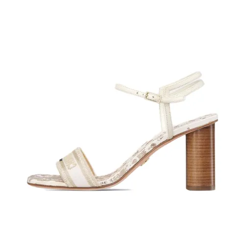 DIOR Dway Strap Sandals Women's White