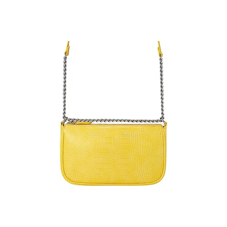 FIND KAPOOR Artificial Leather Handheld One Shoulder Handbag Women's Red/Brown/Yellow/Black-9