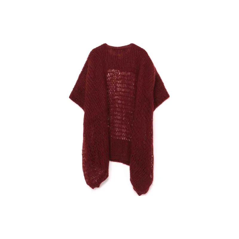Yohji Yamamoto Ground Y FW23 Fall And Winter Collection Knitwear Women's New Year Red-1