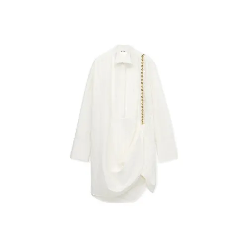 LOEWE Long-Sleeved Dresses Women's White