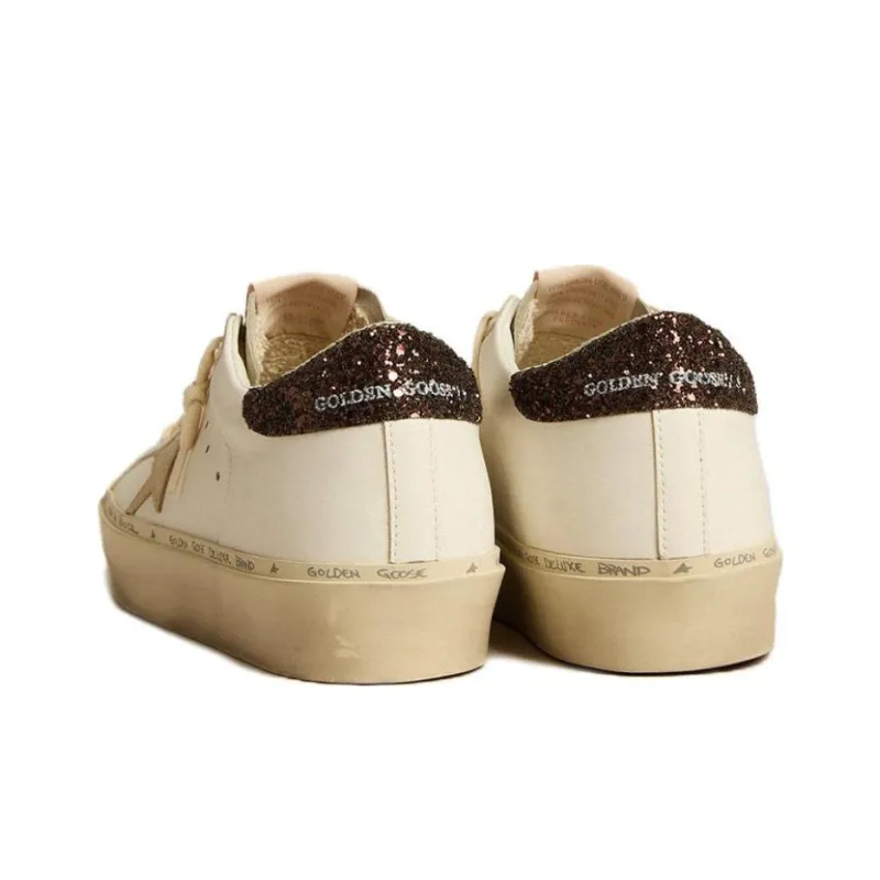 Golden Goose Hi Star Low Top Skateboard Shoes Women's White-3