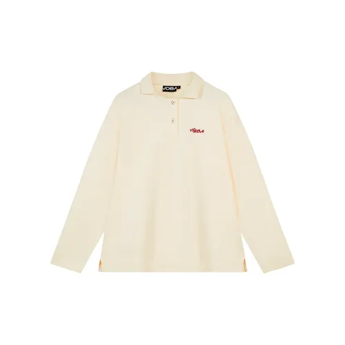 VOBA X TFBOYS 10th Anniversary Co-branded Series Polo Shirts Unisex Beige