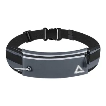 PEAK Running Equipment Polyester Elastane Unisex Black Gray