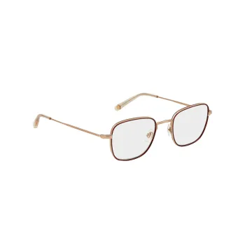 GARRETT LEIGHT Metal Acetate Irregular Shape Sunglasses Women's Gold