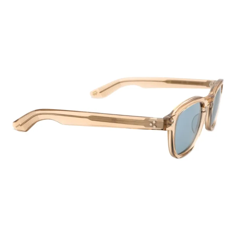 MOSCOT Acetate Irregular Shape Sunglasses Women's Light Orange-2