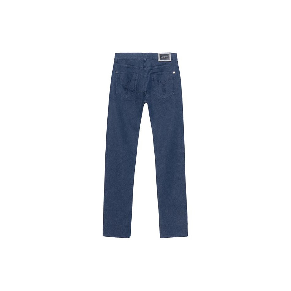 【関税込み】Versace Jeans Couture ブルー 2ポケット ジーンズ VERSACE JEANS COUTURE | Blue Women's Denim Pants | YOOX