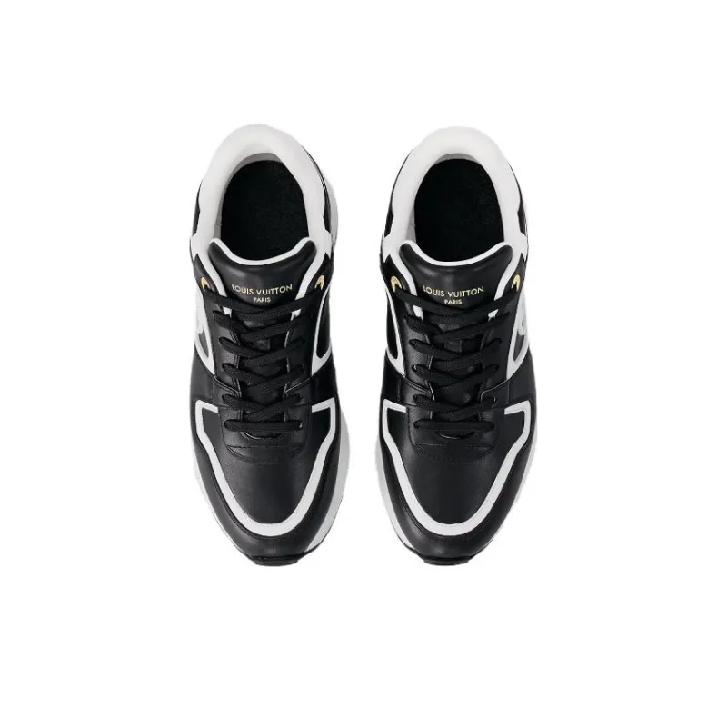 LOUIS VUITTON Run Away Low Top Casual Shoes Women's Black-3