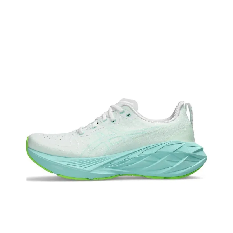 Asics Novablast 4 White Illuminate Mint Women's-0