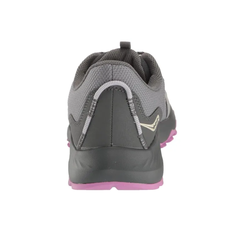 Saucony AURA TR Slip Resistant Low Top Running Shoes Women's Gray Pink-5