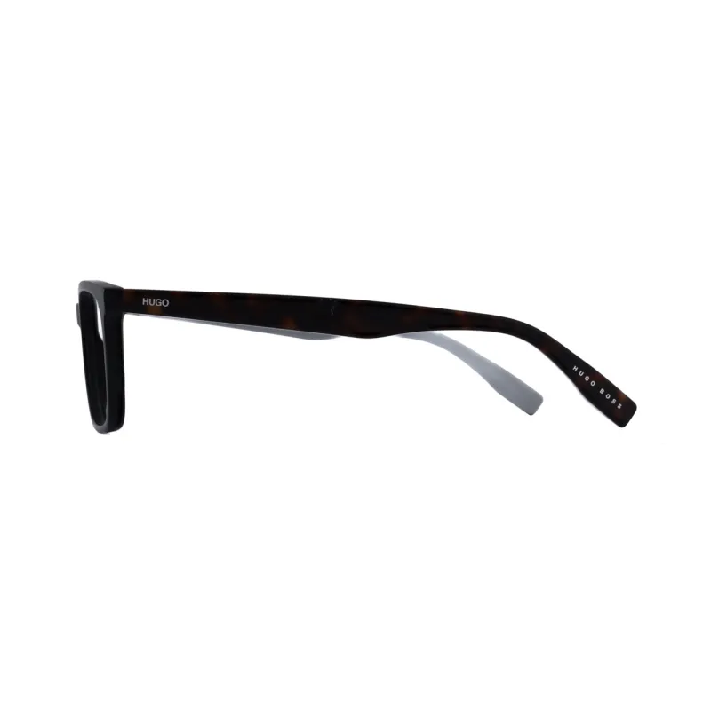 HUGO BOSS Plastic Square Eyeglass Frames Men's Black-2
