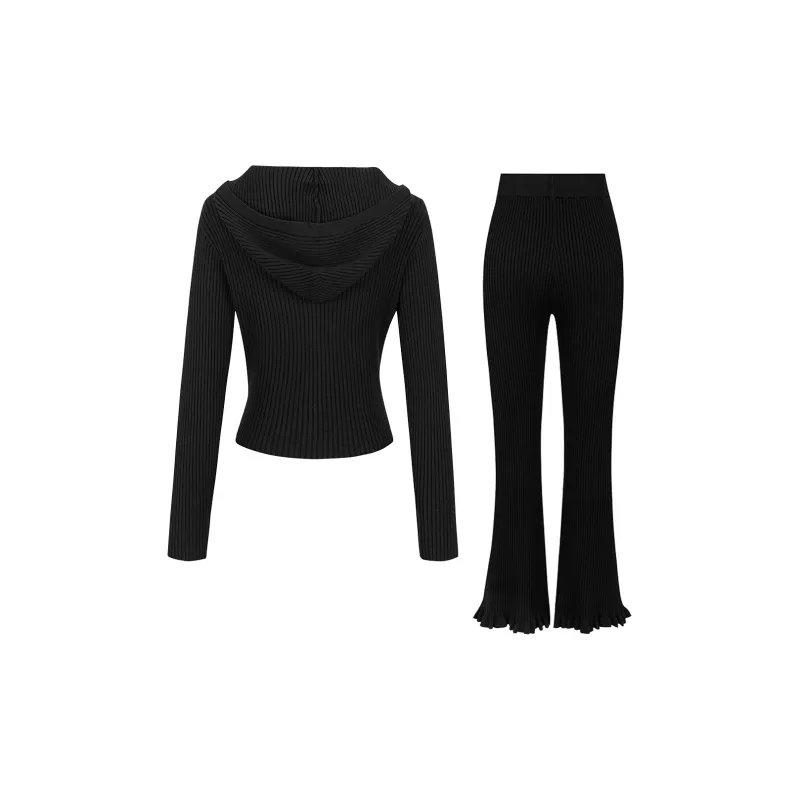 UPNANAWANG Casual Suit Women's Black-1