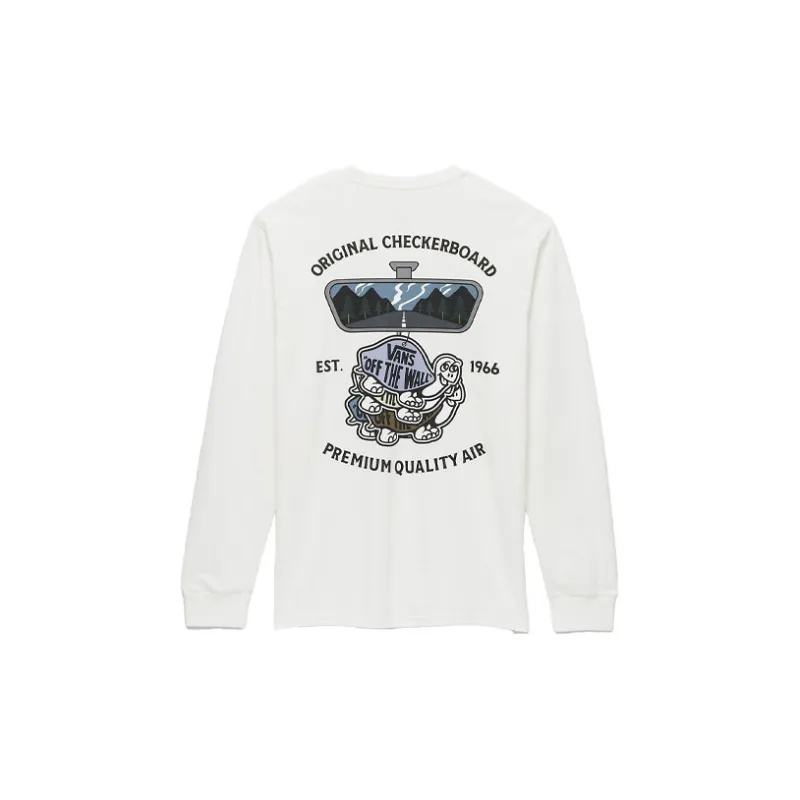 Vans View Long Sleeve T-Shirt T-Shirt Unisex White-1