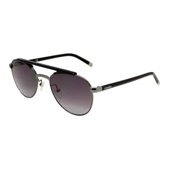 CK/Calvin Klein Metal Aviator Sunglasses Men's Black