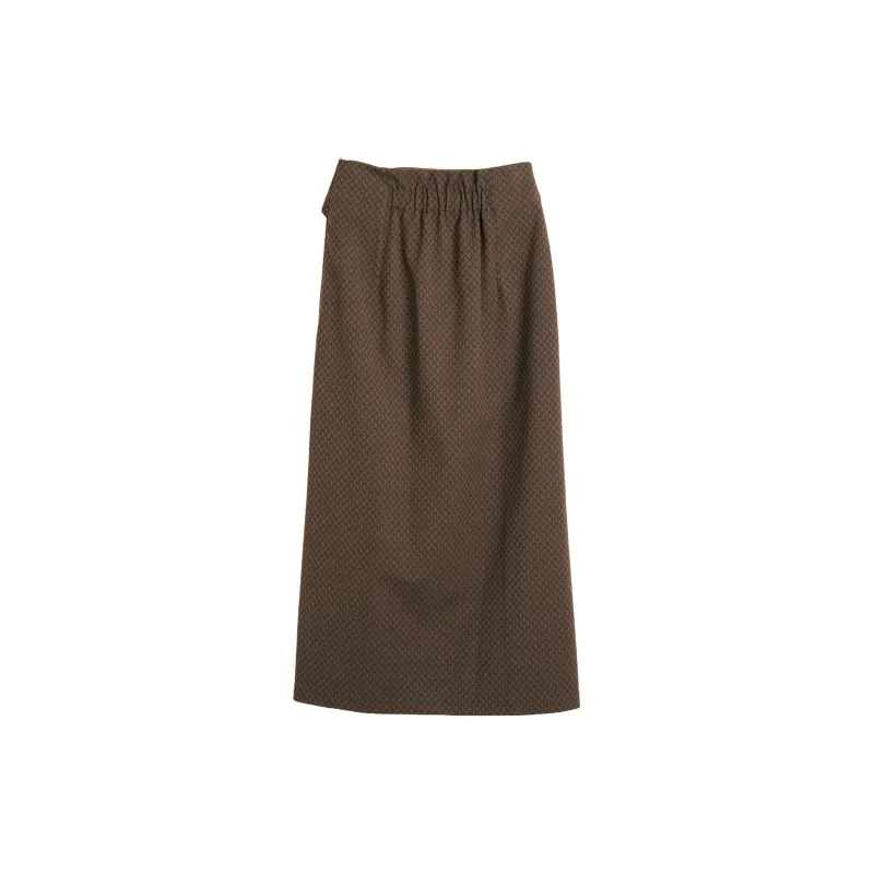 PUBLIC TOKYO Casual Long Skirt Women's Brown-1