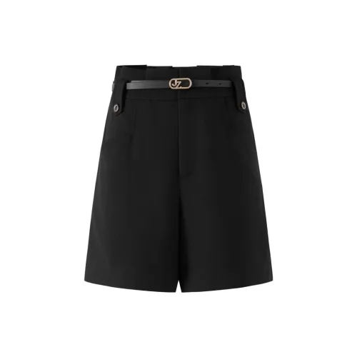 JZ. ANNAKRO Casual Shorts Women's Plain Black