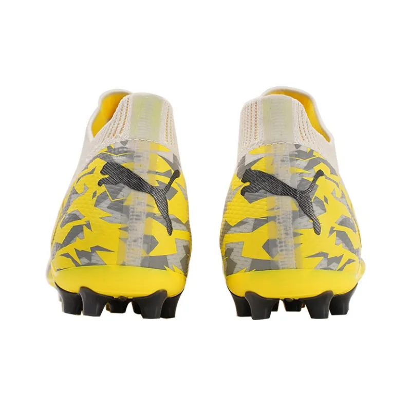 PUMA Future Ultimate MG Rubber Short Studs Artificial Ground Anti Slip Wear Resistant Soccer Shoes Unisex Yellow-3