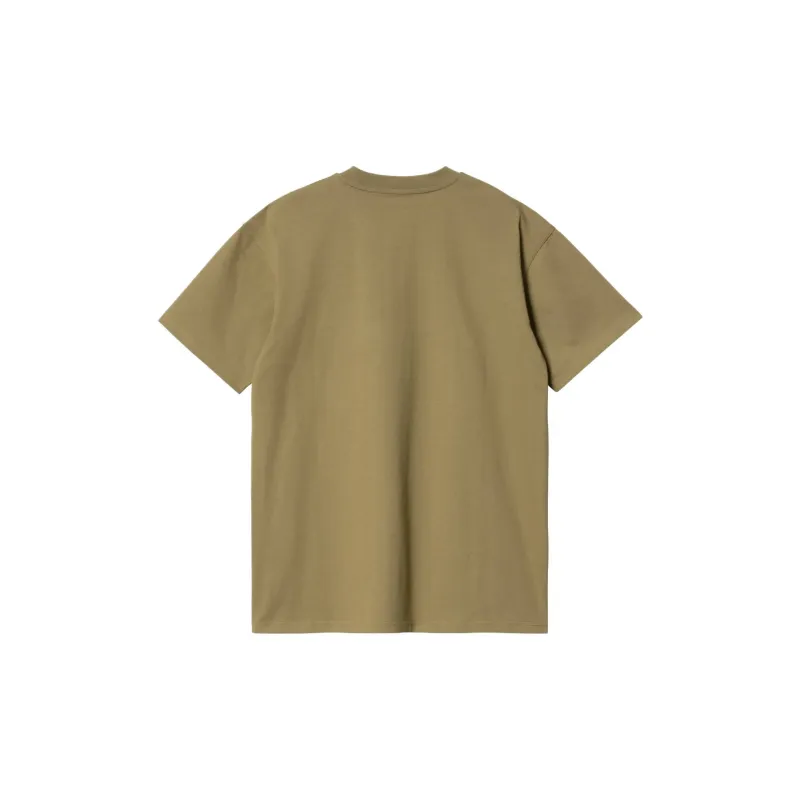 Carhartt WIP American Script T Shirt T Shirt Men's Green-1